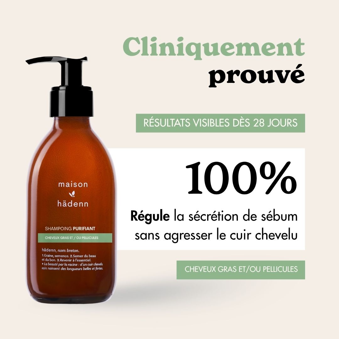 Shampoing PURIFIANT • [Anti-pelliculaire, rééquilibre, régule le sébum]-maison hädenn  image-7
