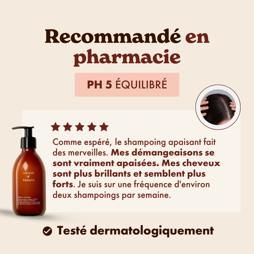 Shampoing apaisant en poudre • Cuir chevelu apaisé-maison hädenn  image-7
