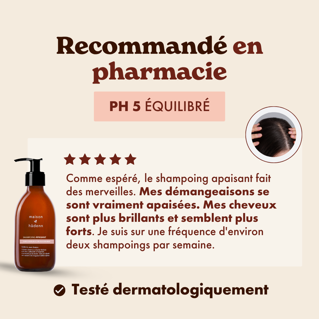 Shampoing apaisant en poudre • Cuir chevelu apaisé-maison hädenn  image-8
