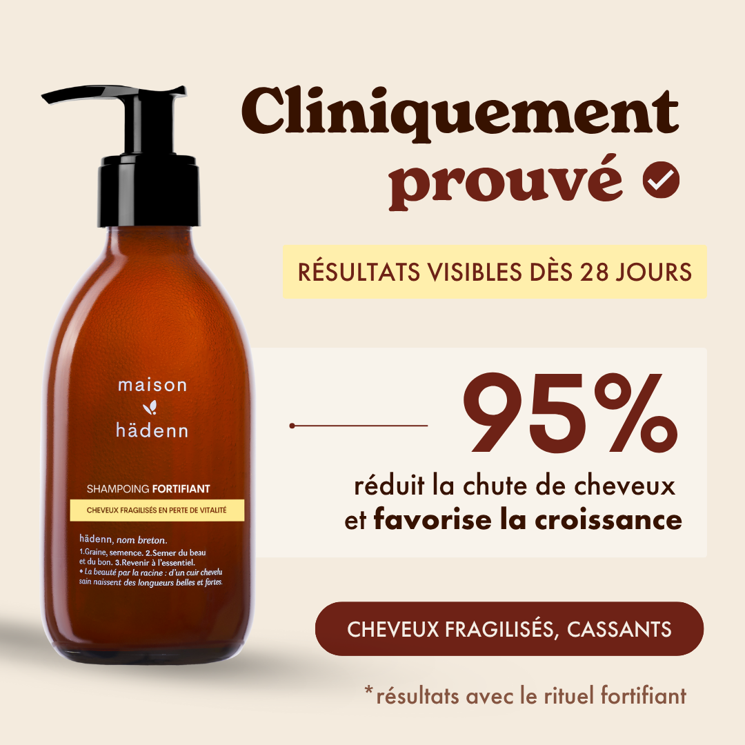 Shampoing fortifiant en poudre • Anti-chute, force et vitalité