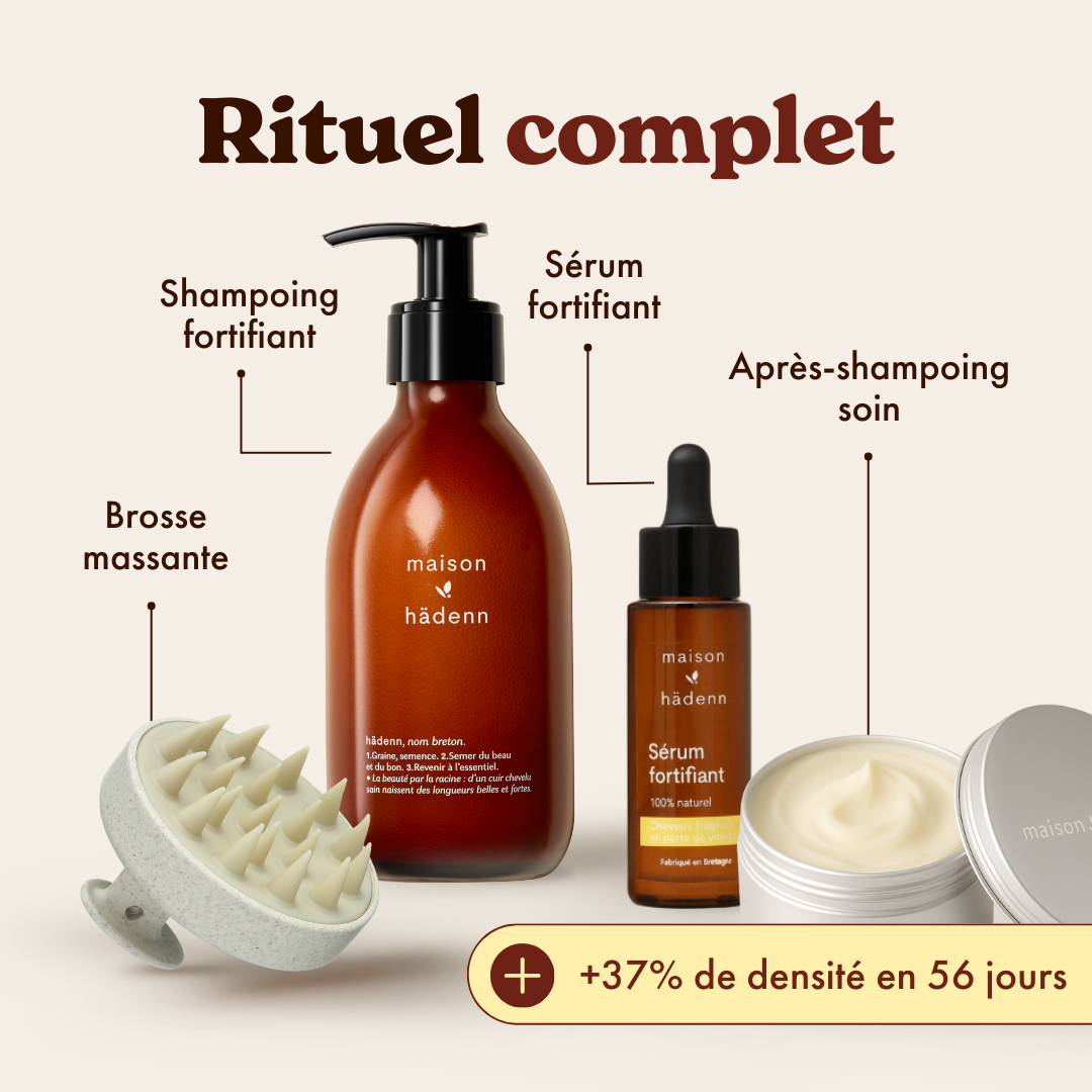 Shampoing fortifiant en poudre • Anti-chute, force et vitalité-maison hädenn  image-6
