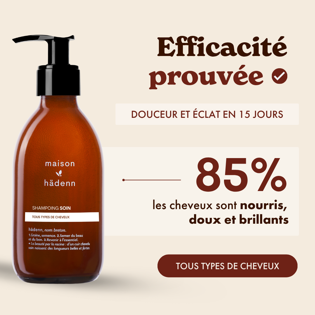 Shampoing soin en poudre • Cheveux doux & brillants