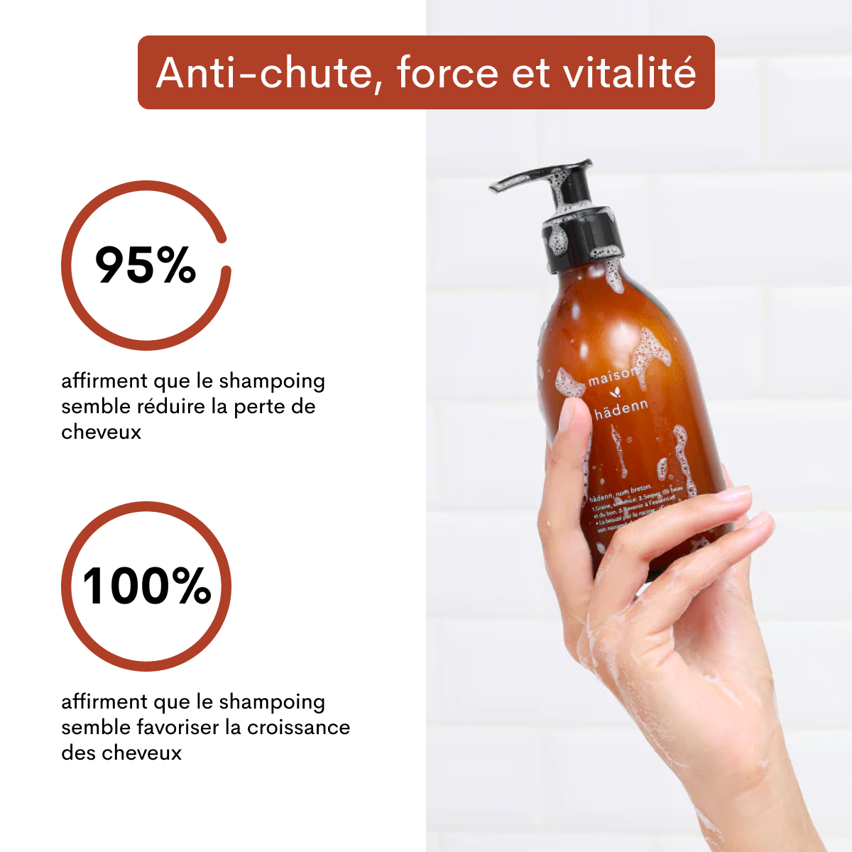 Shampoing fortifiant en poudre • Anti-chute, force et vitalité-maison hädenn  image-6
