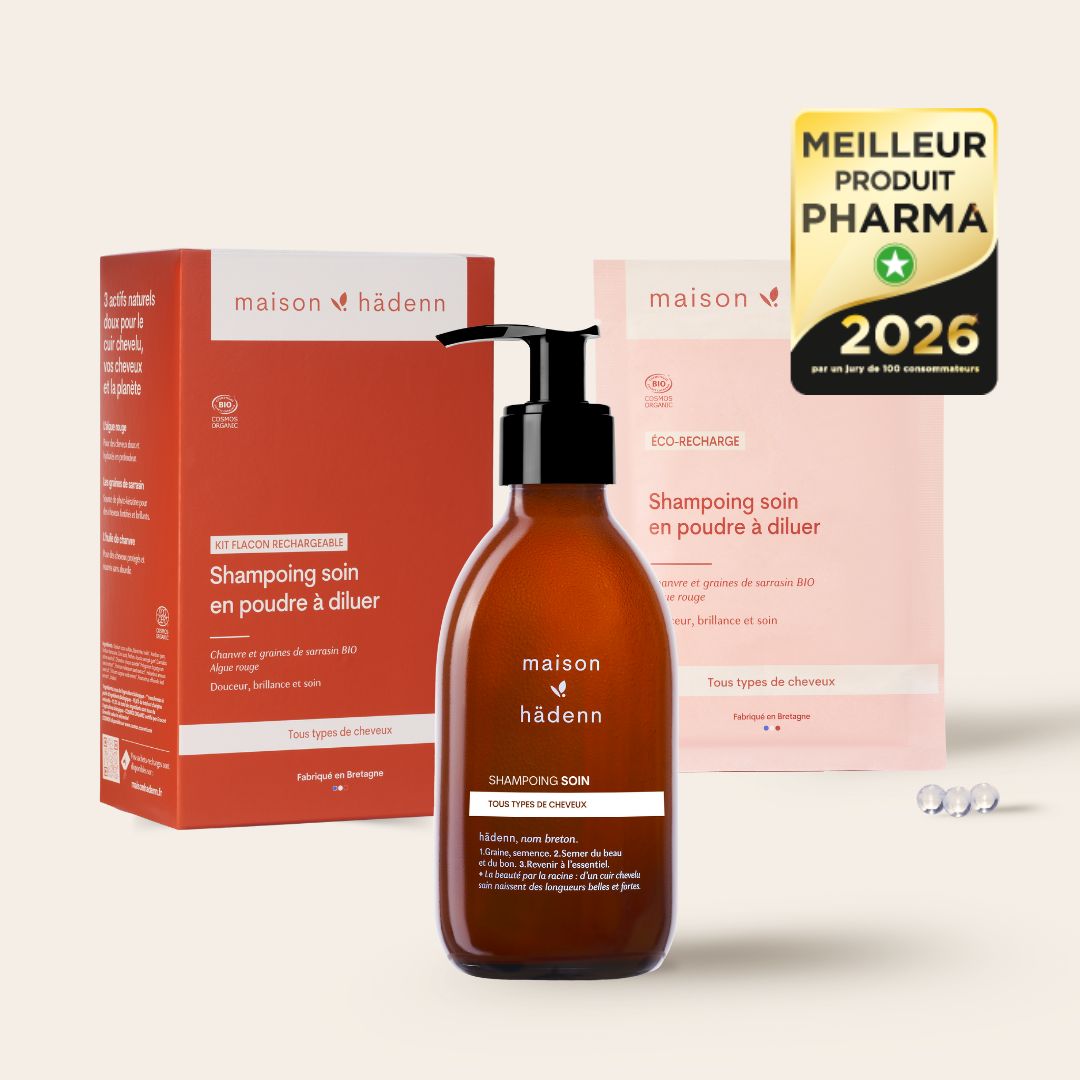 Shampoing SOIN • Cheveux doux & brillants